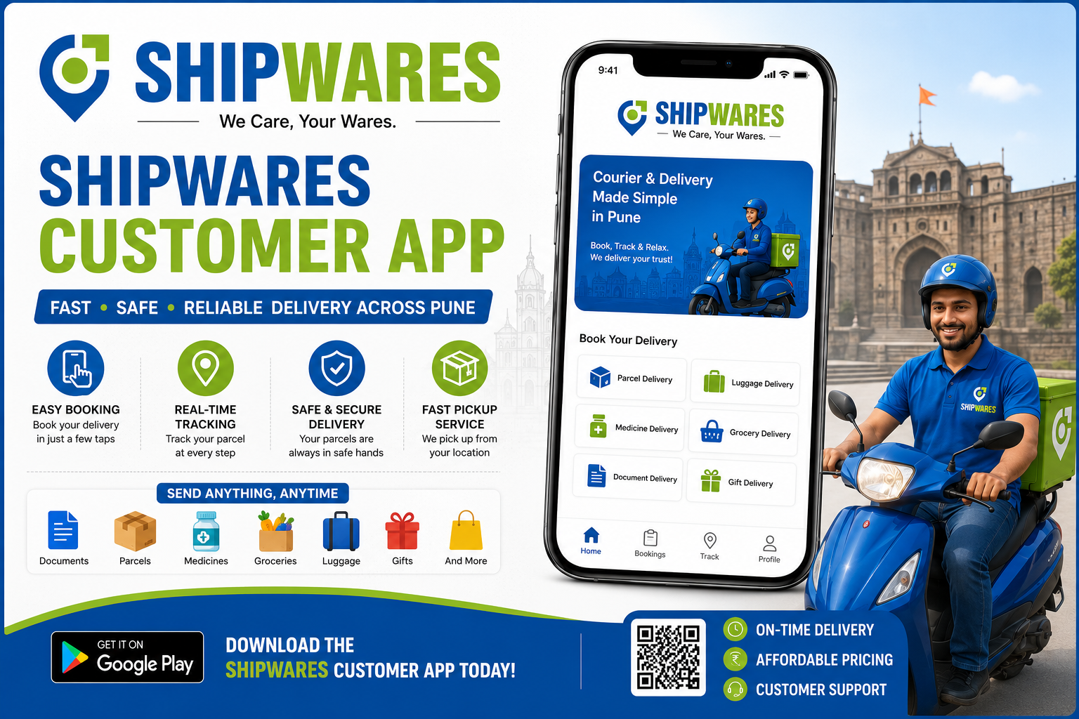 Need to Send a Parcel? Download the Shipwares Customer App & Book Instantly!
