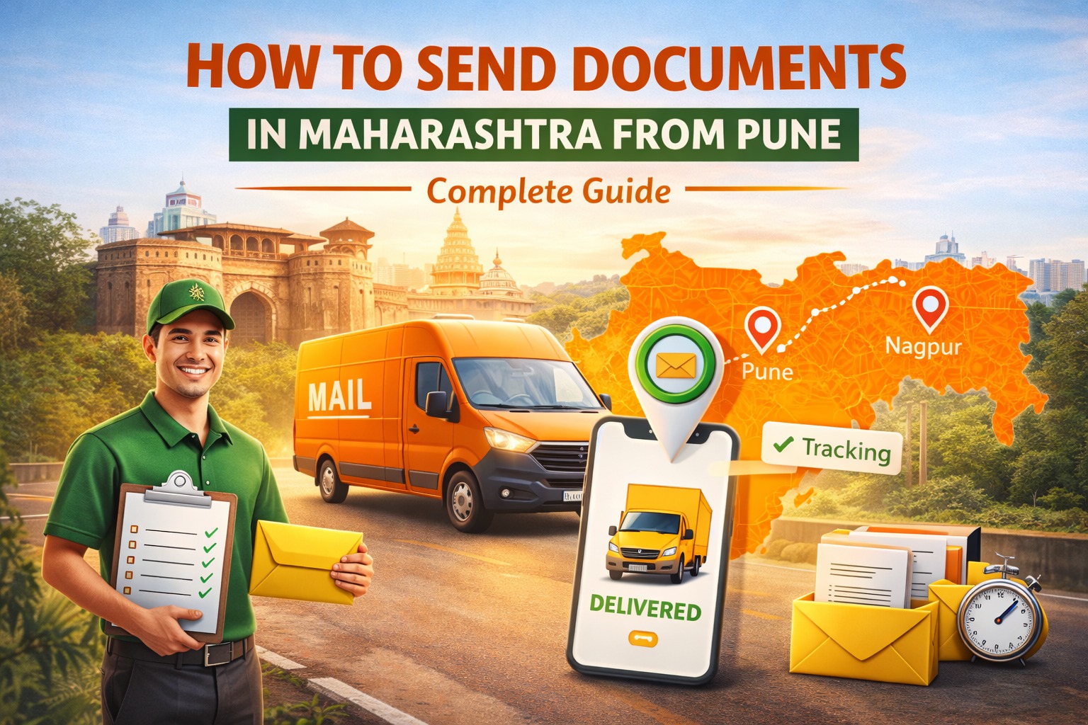 How to Send Documents in Maharashtra from Pune | Complete Guide